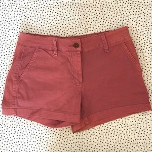 Salmon Pink Jean Shorts